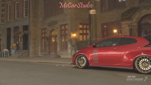 TOYOTA GR Yaris Gran Turismo7 Scape movie смотреть онлайн