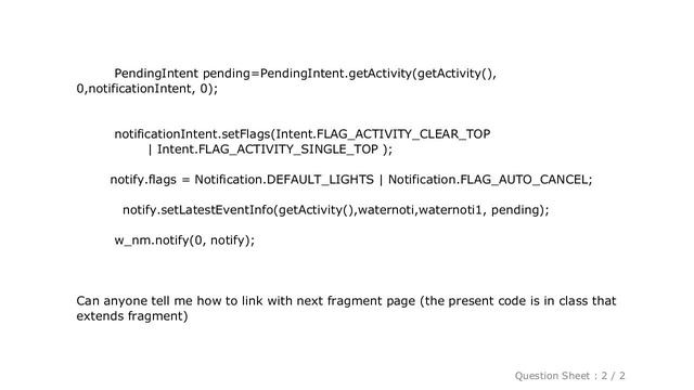 Android : How to open fragment page, when pressed a notification in android смотреть онлайн
