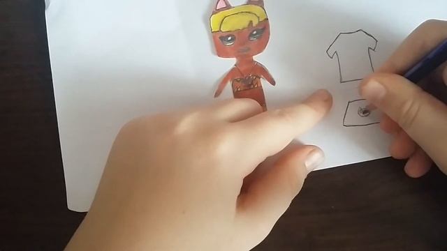 Мастер класс.Я рисую одежду для Мини Котика. Бумажный мир от Lerki Belki смотреть онлайн