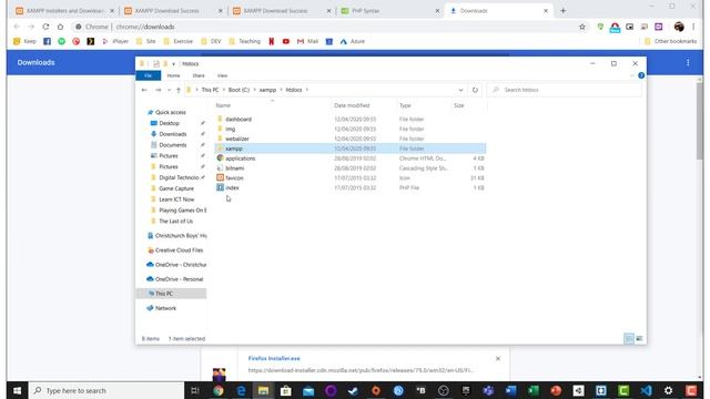 Setting up a XAMPP Web Server смотреть онлайн