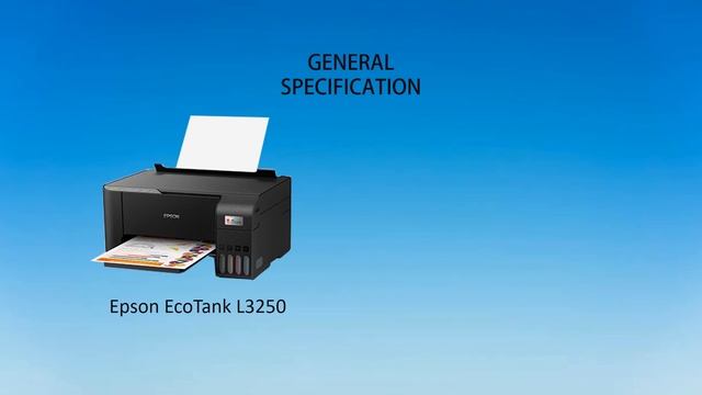 Video Epson EcoTank L3250 Printer Specification | Spesifikasi Epson L3250