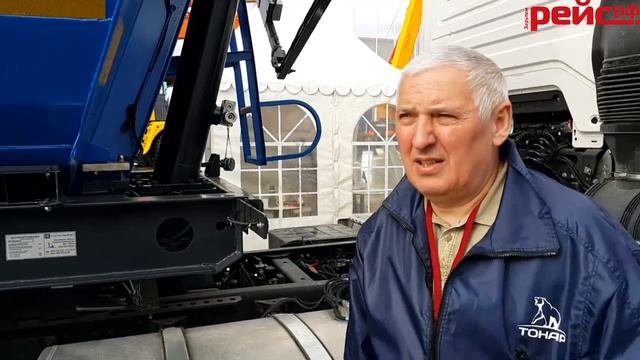 Полуприцеп «Тонар 952302» с автоматической намоткой тента смотреть онлайн