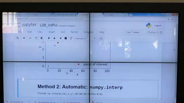 Numerical Method in Python V35 11/1/17: interpolation смотреть онлайн
