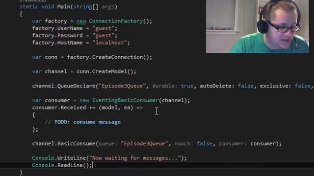 RabbitMQ/EasyNetQ: Episode 4 смотреть онлайн