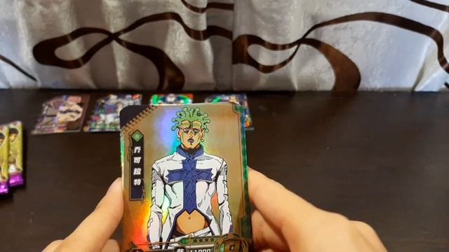 Распаковка 10 коллекционных карт | JoJo's Bizarre Adventure Golden Wind смотреть онлайн