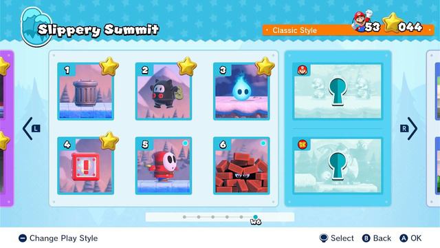 Mario vs Donkey Kong World 6! Slippery Summit! 100% Walkthrough/Playthrough/Gameplay (TIMESTAMPS) смотреть онлайн