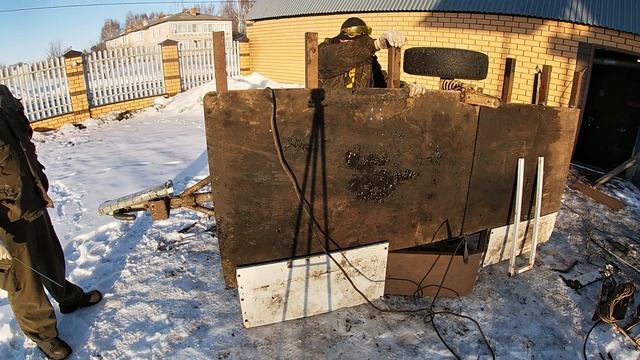 Теперь не остановить... заварили мост ,сделали прицеп.МОРГУНОВКА 4WD вездеход с мотором от мотоблок смотреть онлайн