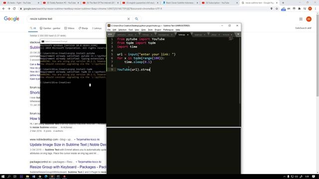 YouTube Downloader dengan python | python tutorial #5 смотреть онлайн