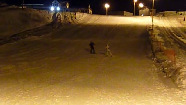 Волен 2009-2010. Катя и я на учебном склоне... смотреть онлайн