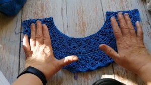 №93 Новый процесс- кофточка крючком с круглой кокеткой  узором _японская лилия_. #молодой_блогер