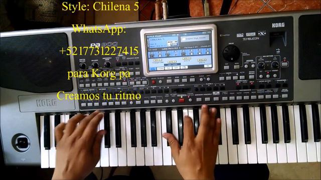 STYLE CHILENA 5 RITMOS KORG PA 300 600 700 900 1000 3X 4X смотреть онлайн