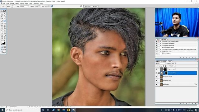 Face smooth Photo Editing | Oil Paint Photo Editing | Photoshop 7.0 Photo Editing | Oil Effect смотреть онлайн