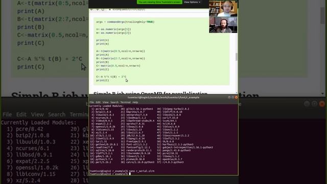 Winter Kickstart 2021: R example on a Slurm cluster смотреть онлайн