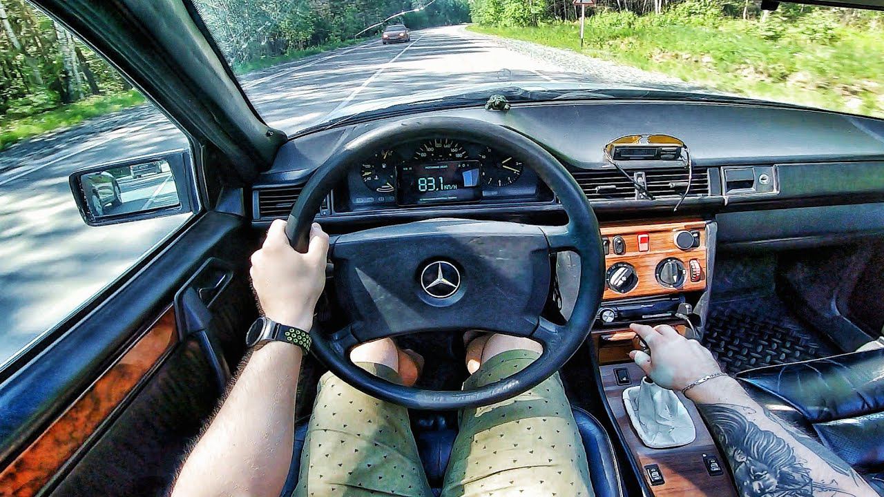 1986 Mercedes-Benz W124 2.5 MT - POV TEST DRIVE смотреть онлайн