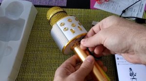 Самый дешевый беспроводной блютуз микрофон VE 855 (WS 858) из магазина Светофор за 330 рублей