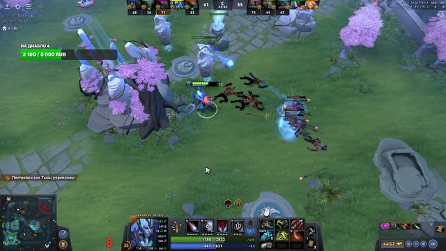 DOTA 2!Дота2 учимся играть.2023.апнули рейтинг и пробуем набить 3 к.. смотреть онлайн