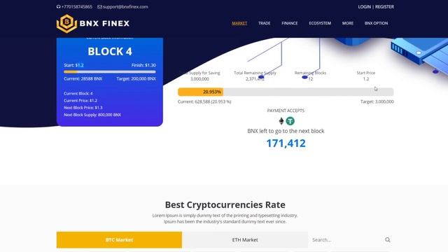 BNX FINEX - этапы продаж смотреть онлайн