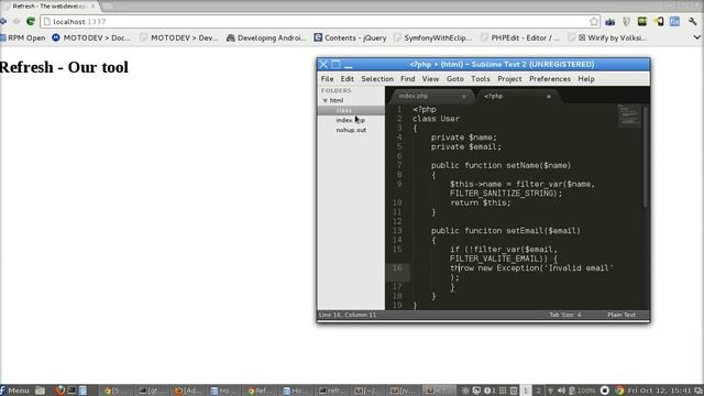 Refresh - A webdevelopment tool смотреть онлайн