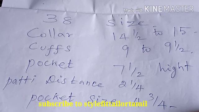 Collar ,Cuffs,and Pocket All size Shirt Mesurements 36,38,40,42,44,46 смотреть онлайн