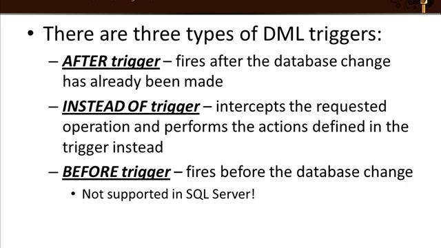 T-SQL Triggers: Why Are They So Popular? смотреть онлайн