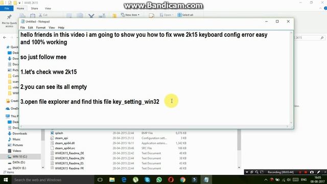wwe 2k15 keyboard config error fix 100% works 2017 смотреть онлайн