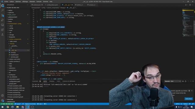 Tuto live Débuter une intégration dev sur Home Assistant (cas d'exemple Rhasspy) смотреть онлайн
