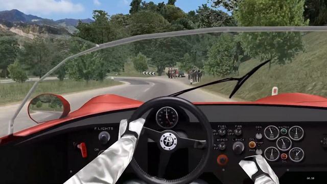 Grand Prix Legends - Alfa Romeo T33 at Targa Florio (Sportscar Extra mod) смотреть онлайн