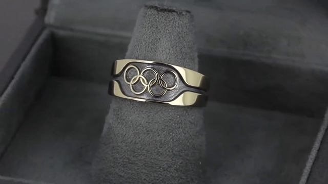 Мужское золотое кольцо с символикой смотреть онлайн