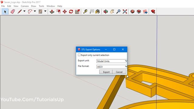 How To Export and Import STL in SketchUp смотреть онлайн