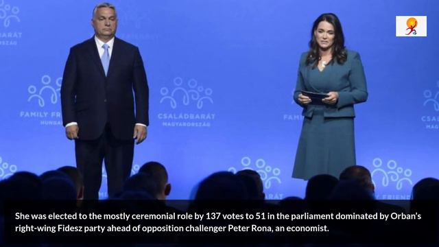 Katalin Novak Elected as Hungary's 1st Female President смотреть онлайн