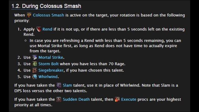 WoD Arms Warrior Basics Guide смотреть онлайн