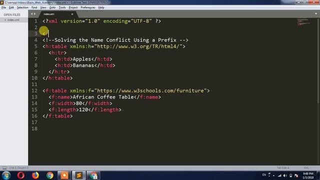 Learn XML Tutorial in Hindi | Solving the name conflict using a Prefix in Hindi смотреть онлайн