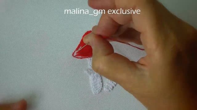 3Д Вышивка: Как вышить грибочки | легкие стежки смотреть онлайн