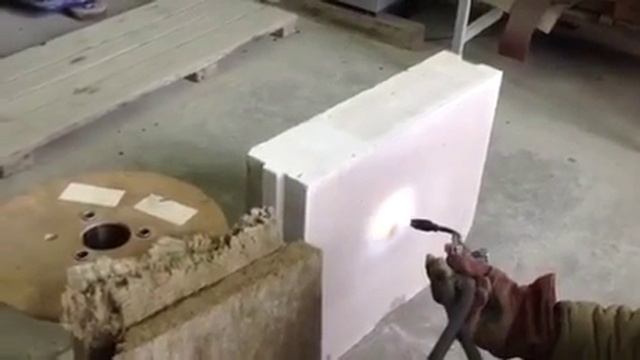 АЭРОБЕЛ и утеплитель  Проверка огнём