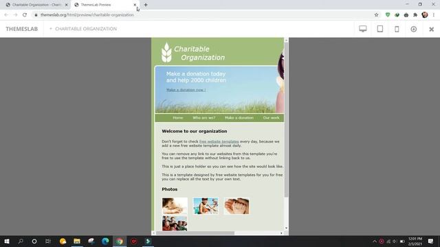 Charitable Organization : Charity Bootstrap HTML Template смотреть онлайн