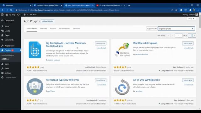 How to upload image in WordPress || How to increase File size in WordPress | WordPress Tutorial 202 смотреть онлайн