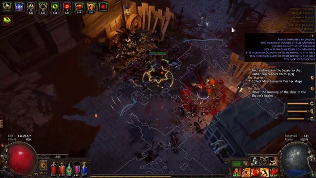 Path of Exile 3.19.1 Lacerate t5 Crimson Township смотреть онлайн