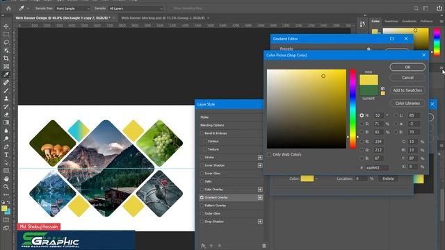 Professional Photographer Web Banner Design || Adobe Photoshop CC смотреть онлайн