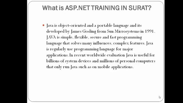 java company-surat training course смотреть онлайн