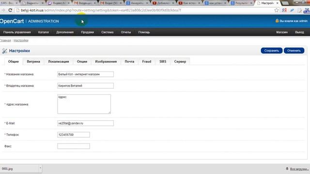 Установка Яндекс Метрики в интернет магазин на Open Cart смотреть онлайн