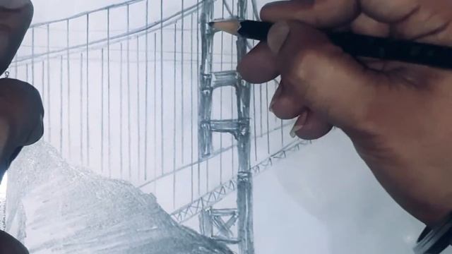 How To Draw Golden Gate Bridge || Bridge Sketch || By Vinay Gupta || THE DRAW SHADE-S смотреть онлайн