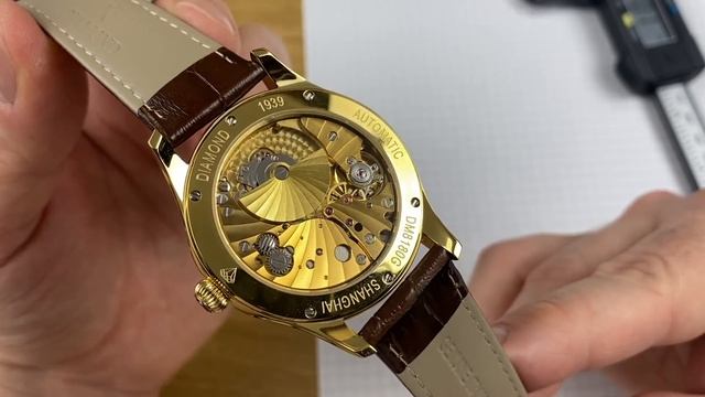 Это лучшие китайские часы на канале! Микро-ротор! Мануфактура! Shanghai Diamond 8180 смотреть онлайн