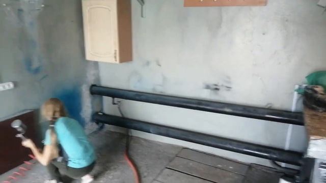 Доча делает ремонт в гараже. смотреть онлайн