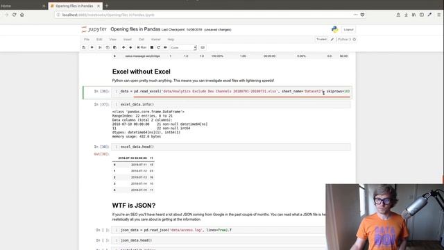 Read Excel File in Python Pandas | Learn Python For Marketing смотреть онлайн