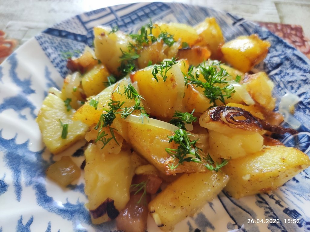 Очень вкусная картошка на сале смотреть онлайн