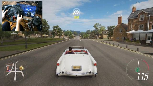 CHEVROLET CORVETTE 1953 | FORZA HORIZON 4 | LOGİTECH G29 GAMEPLAY смотреть онлайн