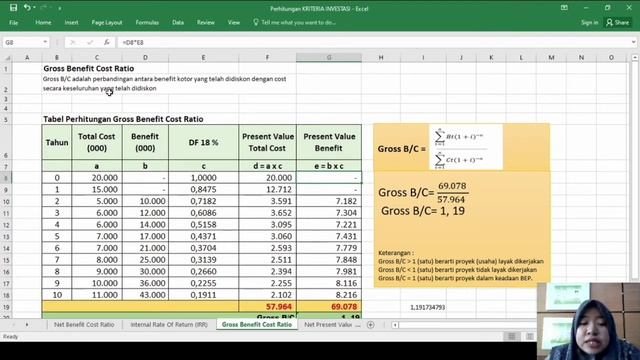 #AnalisisKriteriaInvestasi Cara Perhitungan NPV, IRR, Net B/C, Gross B/C,PI dan Payback Period смотреть онлайн