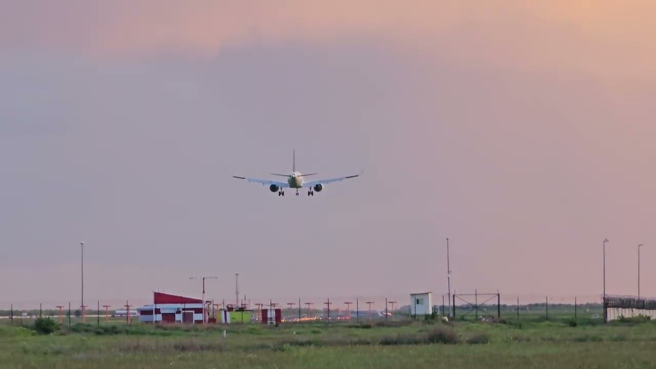 #airastana #airbus #astana #airport #посадка смотреть онлайн