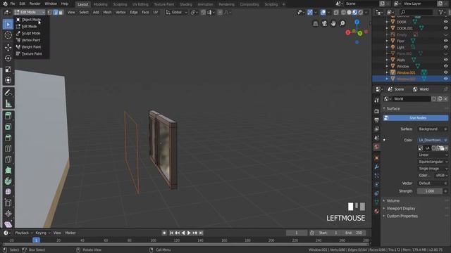 How To Add Window | Door Into Wall l How To Cut Hole For Window In Blender смотреть онлайн