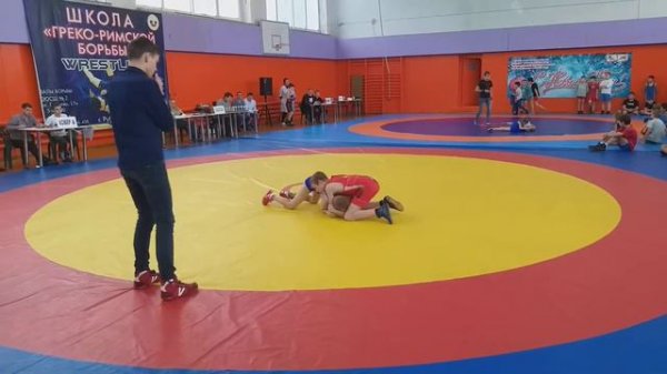 греко-римская борьба Первенство г. Рубцовска 21.12.2019 г. Шельдяев Максим - Ковалев Сергей 32 кг